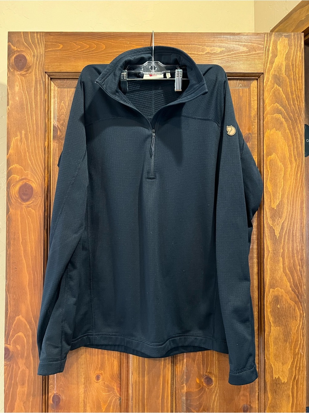 Fjallraven Men's Navy Half-Zip Lightweight Jacket